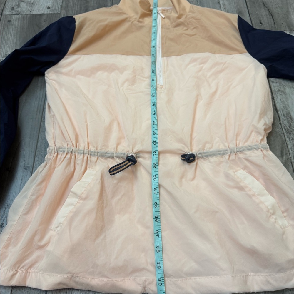 The Upside Yoko Colorblock Windbreaker Pink and Navy Utility Anorak Jacket XS - Picture 11 of 13